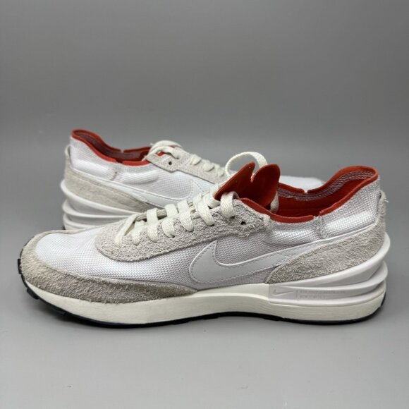 Nike Waffle One Vintage Low White Picante shoes womens 10 DX2929-101 Orange - Picture 2 of 9